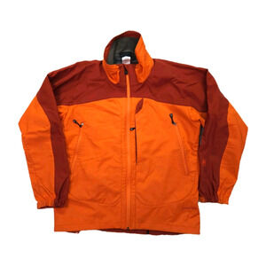 Patagonia R Softshell Jacket Men's Large Orange Rust Win Outdoor Hiking
